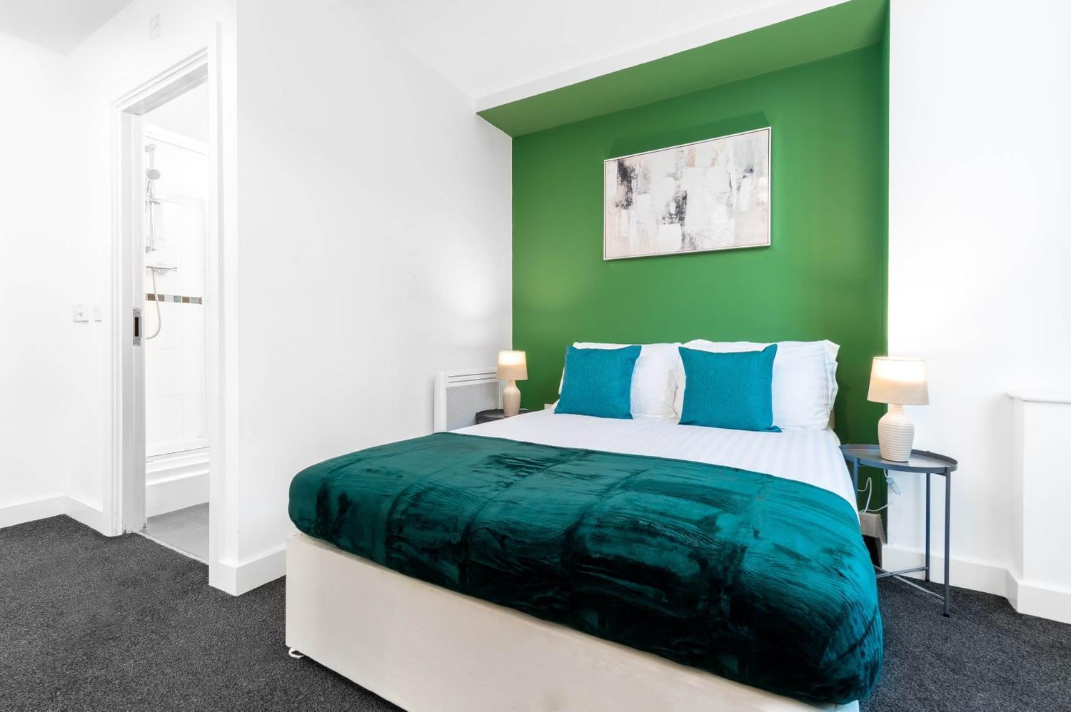 Luxury Sea Blue-Birmingham Central Apartment Bagian luar foto
